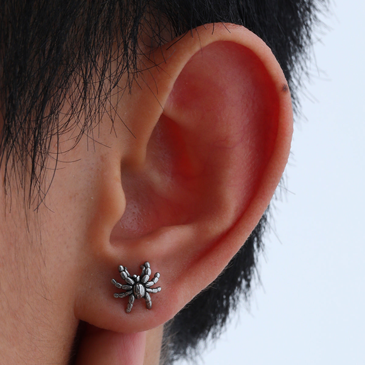 Modern Stainless Steel Earring — Single