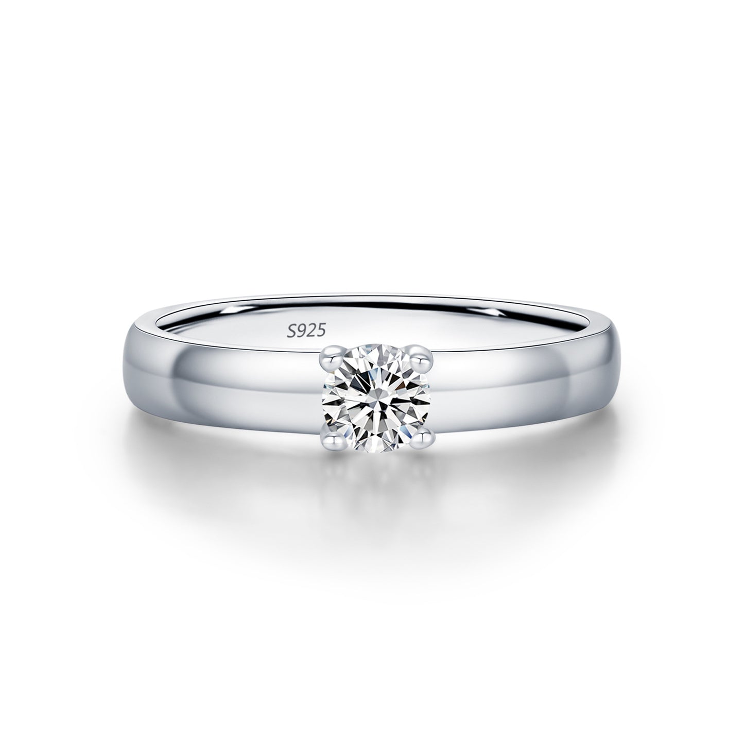 Planderful Moissanite Sparkling Ring – Dazzling Moissanite Gemstone Elegance