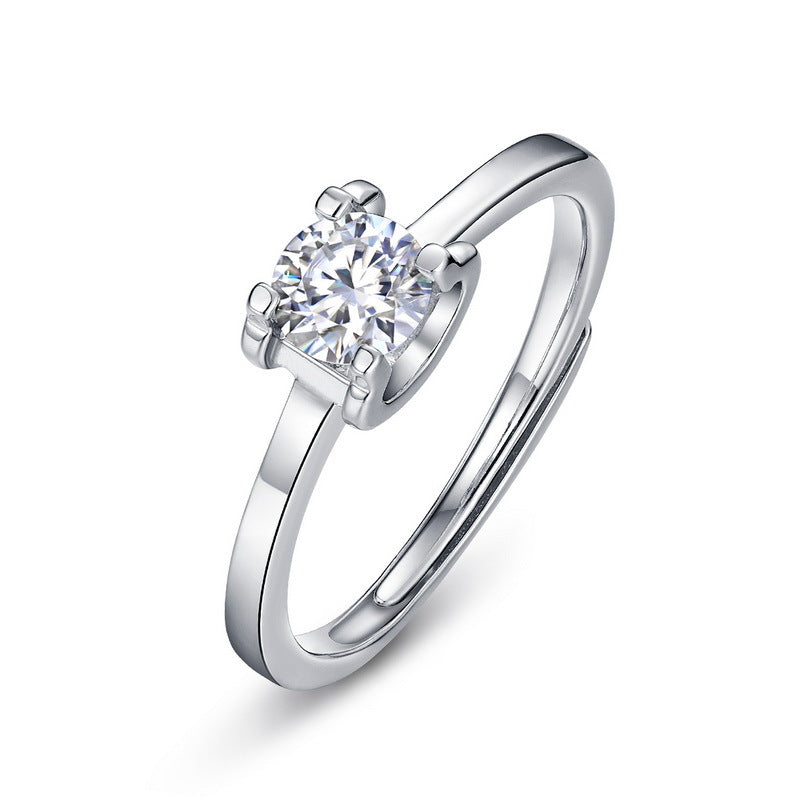 S925 Sterling Silver Moissanite Minimalist Jewelry Collection