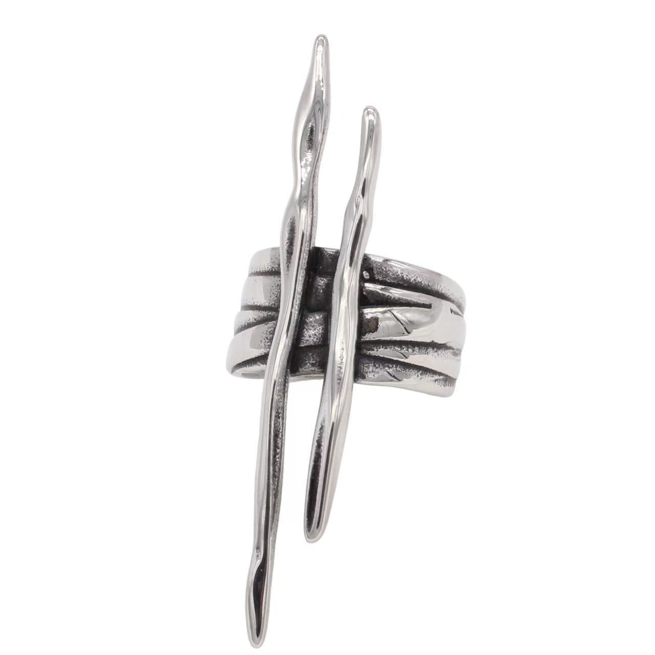 Planderful Jewelry European American Personalized Vintage Mens Titanium Ring for Everyday Wear