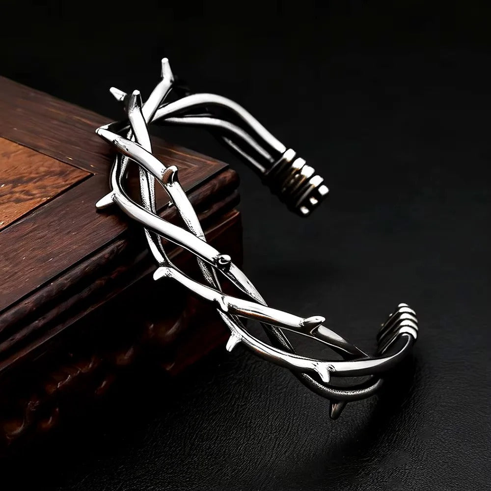 Gothic Crown Stainless Steel Men's Bracelet