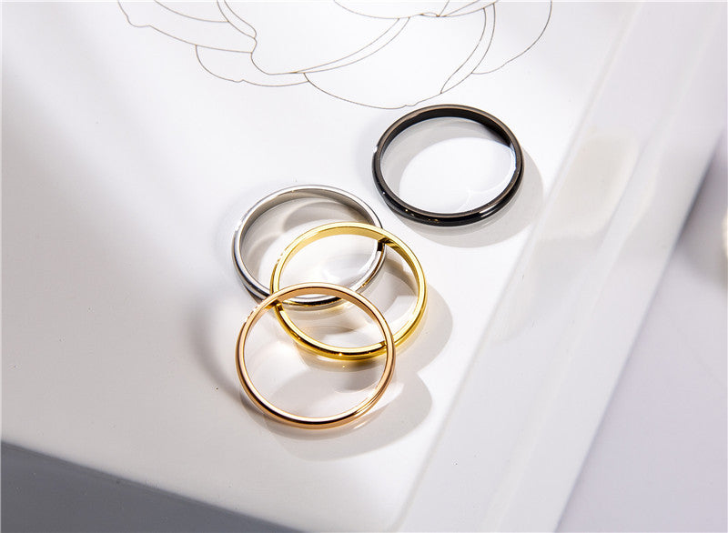 Planderful Everyday Genie Tungsten Gold Ring For Women Unisex Bold Durable Scratch Resistant