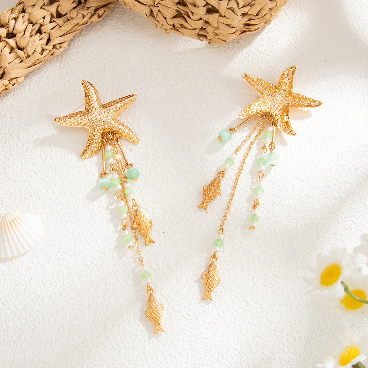 Planderful Vienna Verve Fringed Crystal Pearl Statement Earrings For Fashion Forward Women