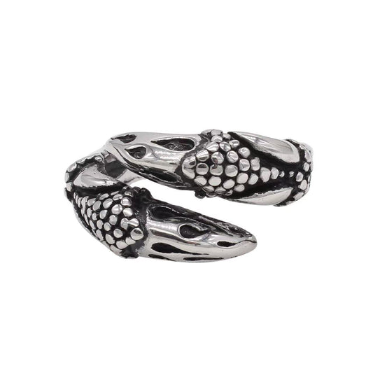 Planderful Jewelry Mens Monster Claw Stainless Steel Ring