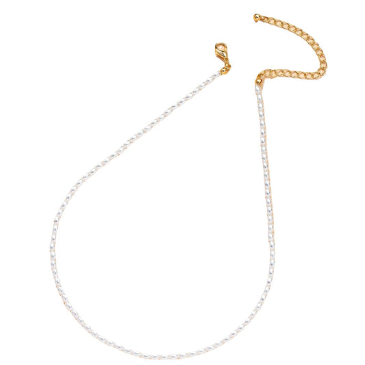 European and American Retro Pearl Necklace with Irregular Charms and Cross Pendant