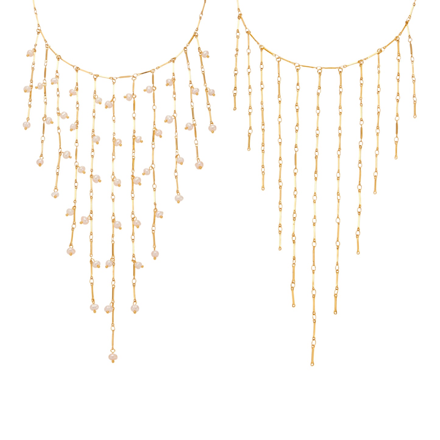 Planderful Freshwater Pearl Necklace Ultra Delicate Women