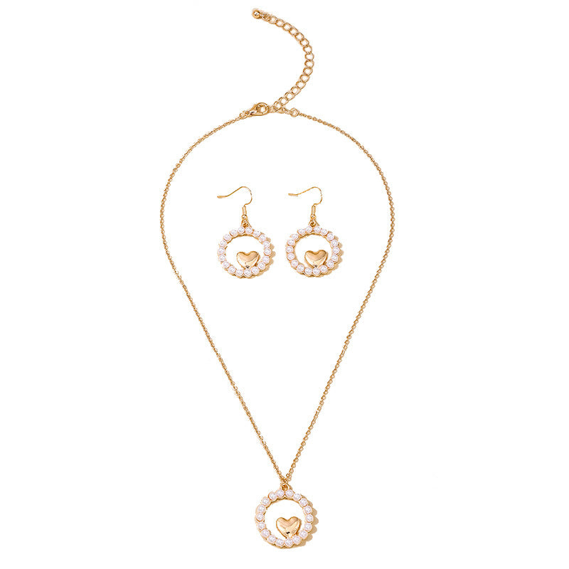 Fairy Tale Pearl Jewelry Set for Elegant Weddings and Banquets