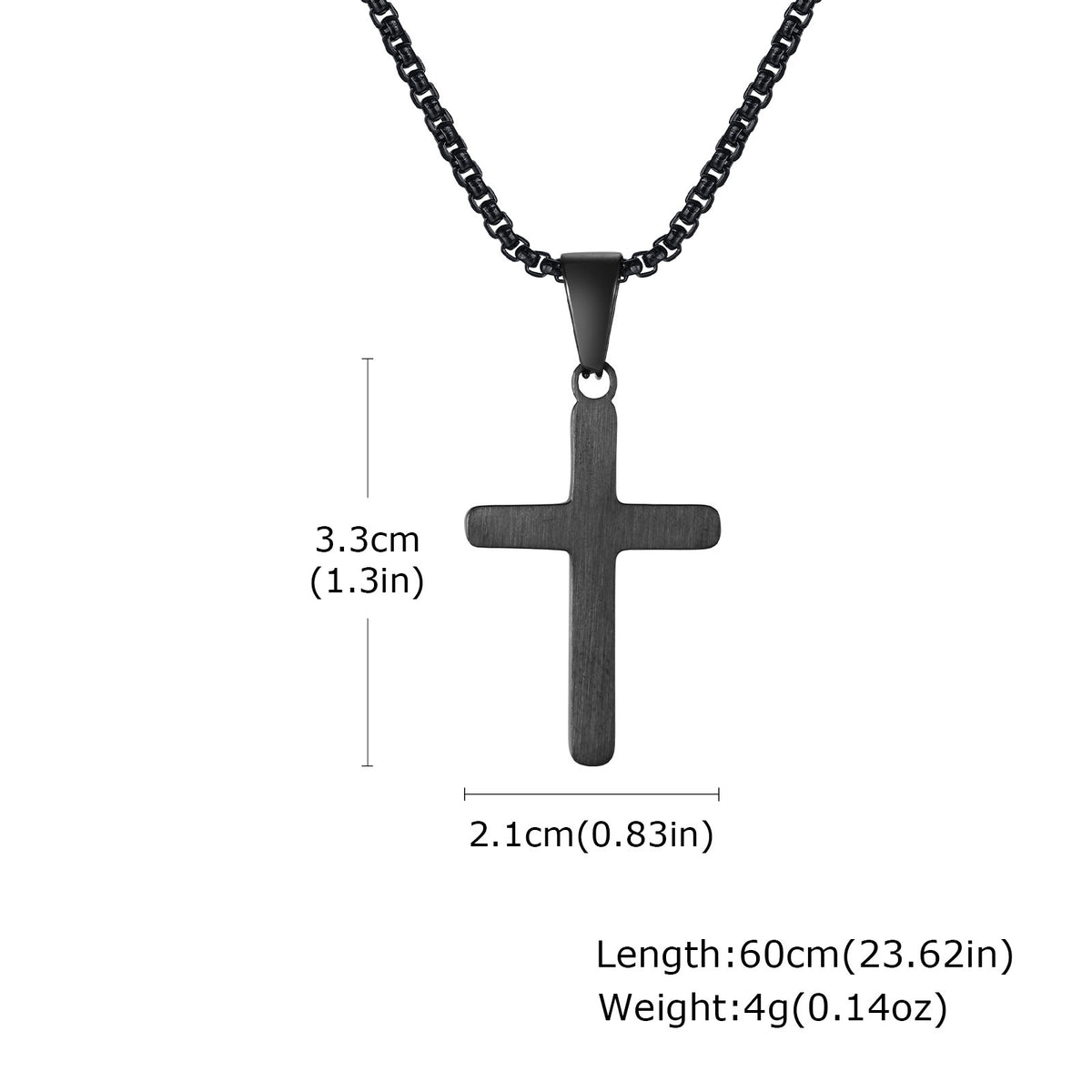 Cross Stainless Steel Necklace for Men