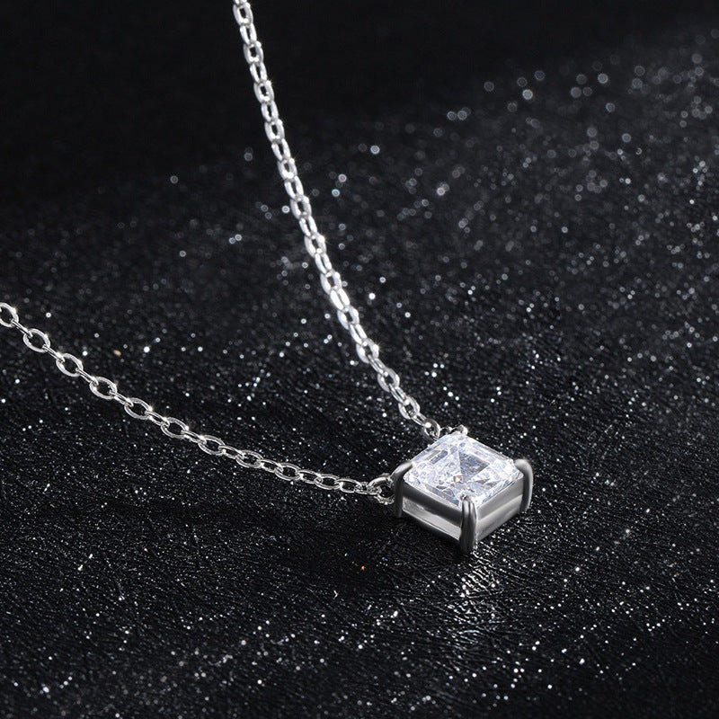 Everyday Genie Sterling Silver Zircon Necklace