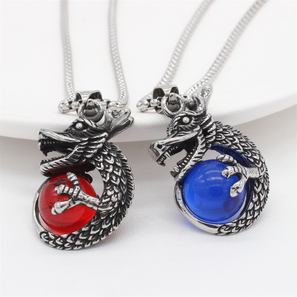 Dragon Ball Titanium Steel Pendant For Men Unisex Protection Statement By Planderful