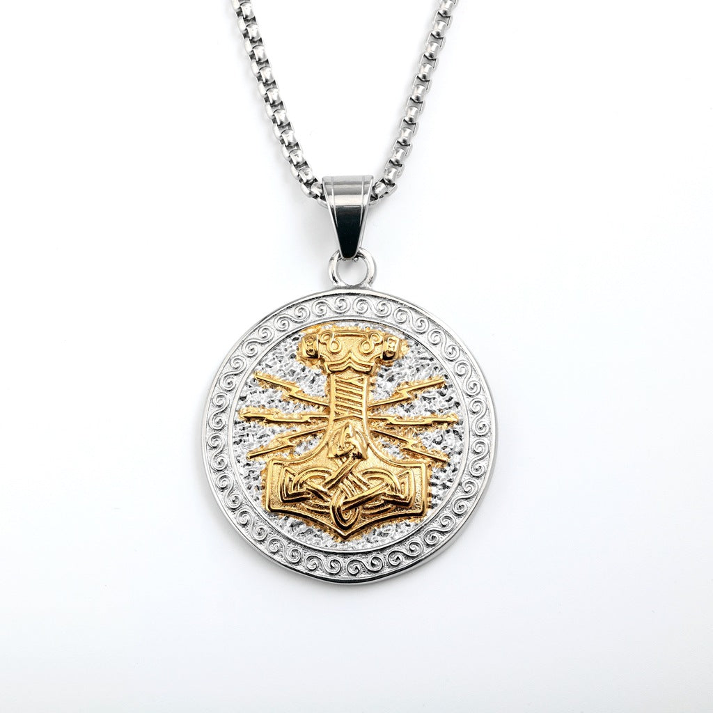 Punk Vintage Stainless Steel Men's Pendant Necklace