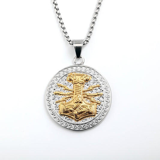 Punk Vintage Stainless Steel Men's Pendant Necklace