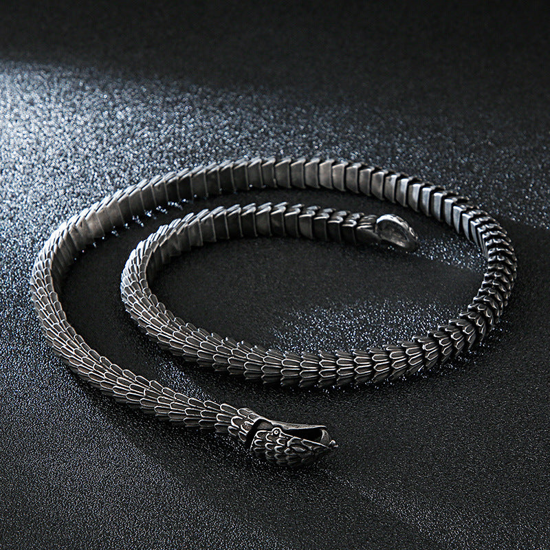 Stainless Steel Snake – Spirit Snake Men's Titanium Steel Bracelet