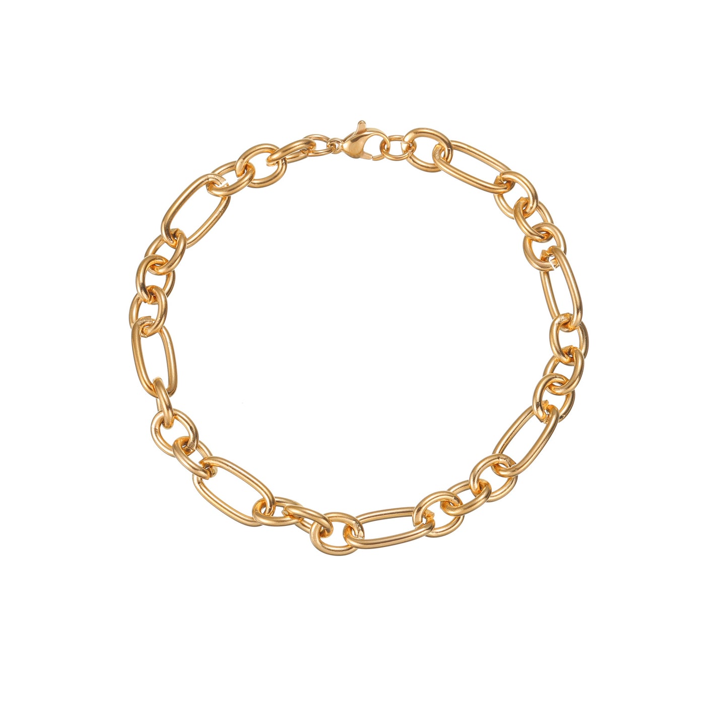 Stainless Steel Cuban Link Bracelet Durable Bold Hip Hop Punk Style Unisex Planderful Collection For Men And Women