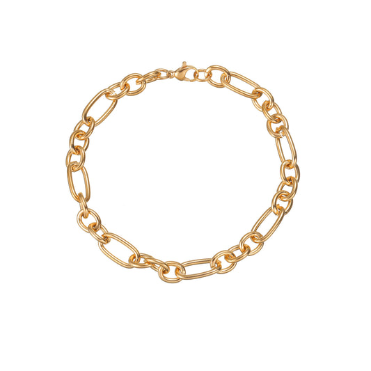 Stainless Steel Cuban Link Bracelet Durable Bold Hip Hop Punk Style Unisex Planderful Collection For Men And Women