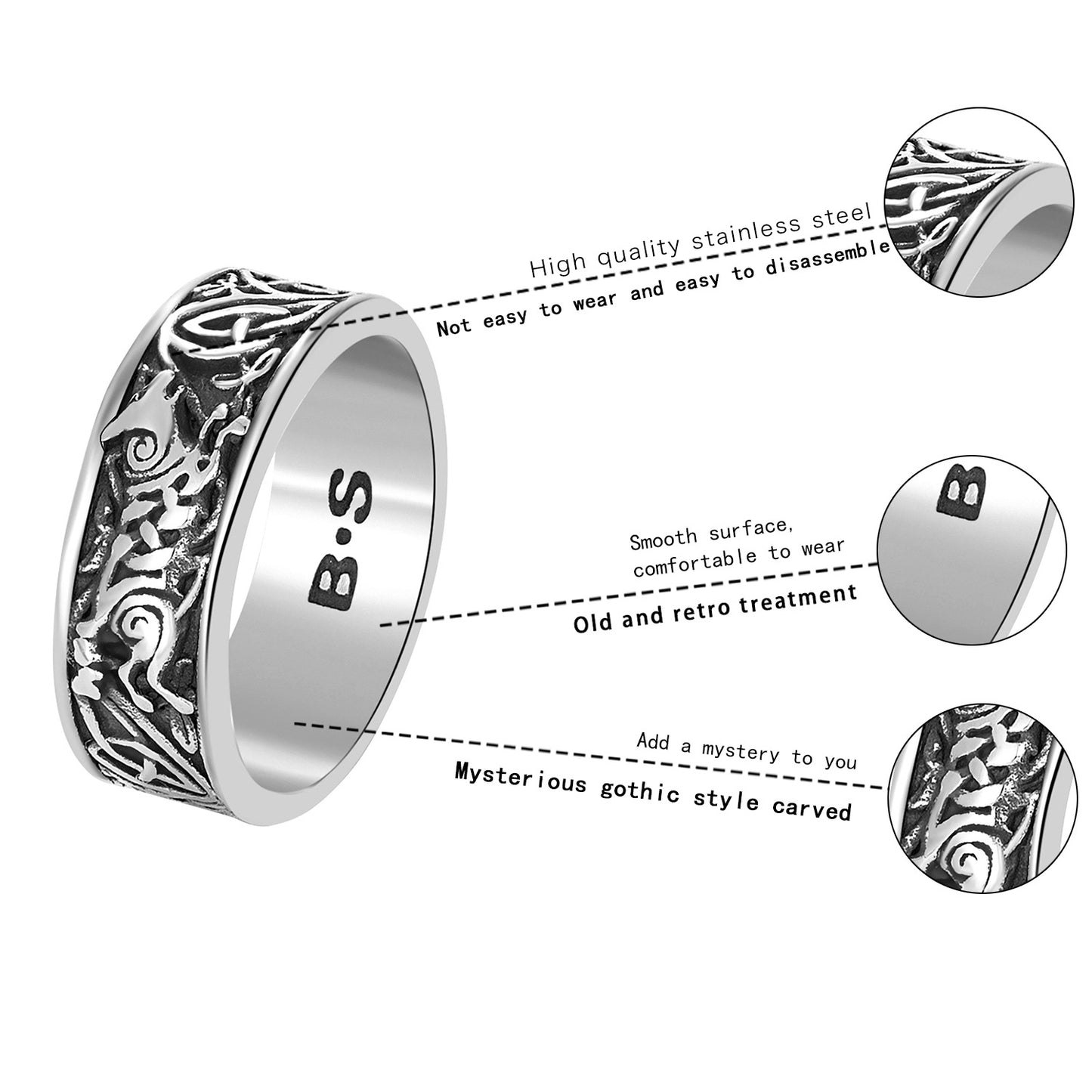 Steel Ring – Vintage Boys Ring
