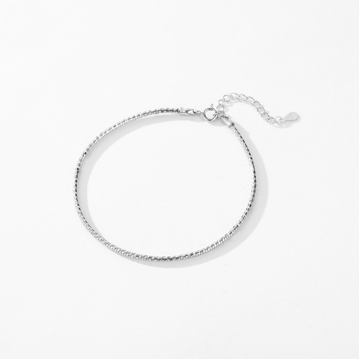 Everyday Genie Snake Bone Sterling Silver Bracelet
