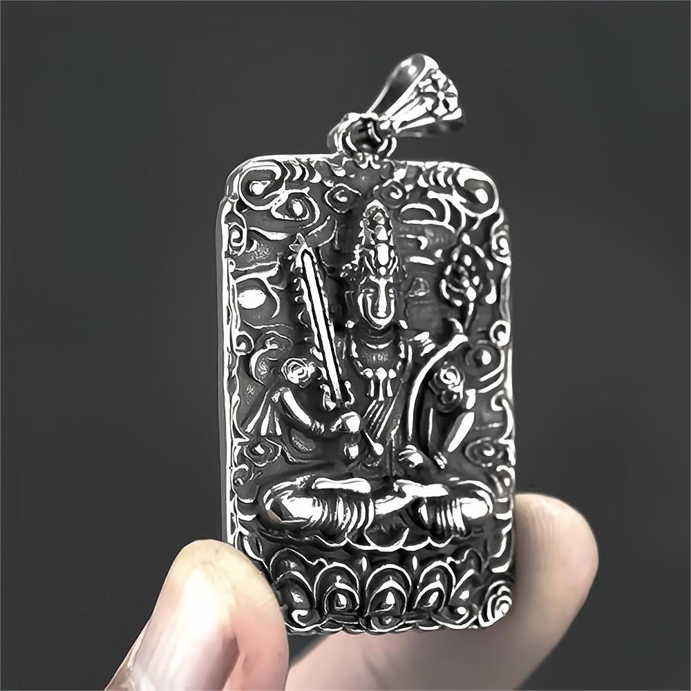 Vintage Buddhist Zodiac Pendant Necklace