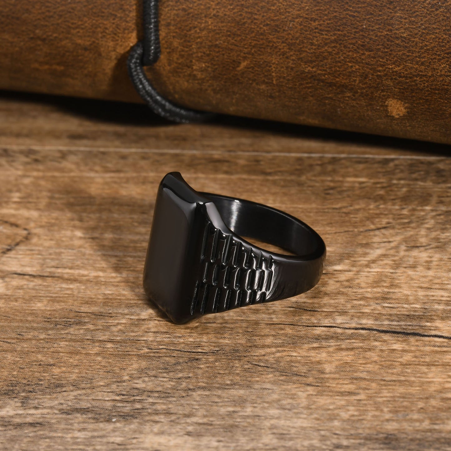 Stainless Steel Cross-Border Ring for Men's Fashion Trend