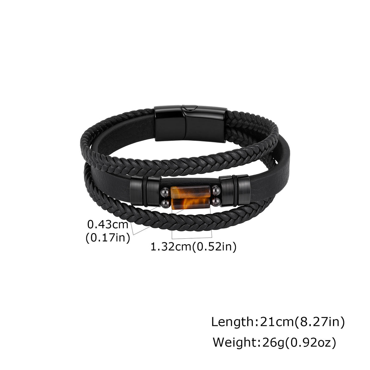 Lapis Lazuli Stainless Steel Bracelet