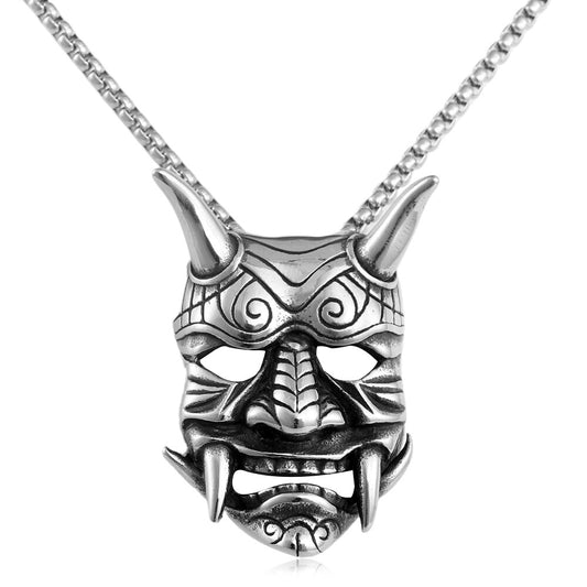 European And American Stainless Steel Horn Monster Pendant