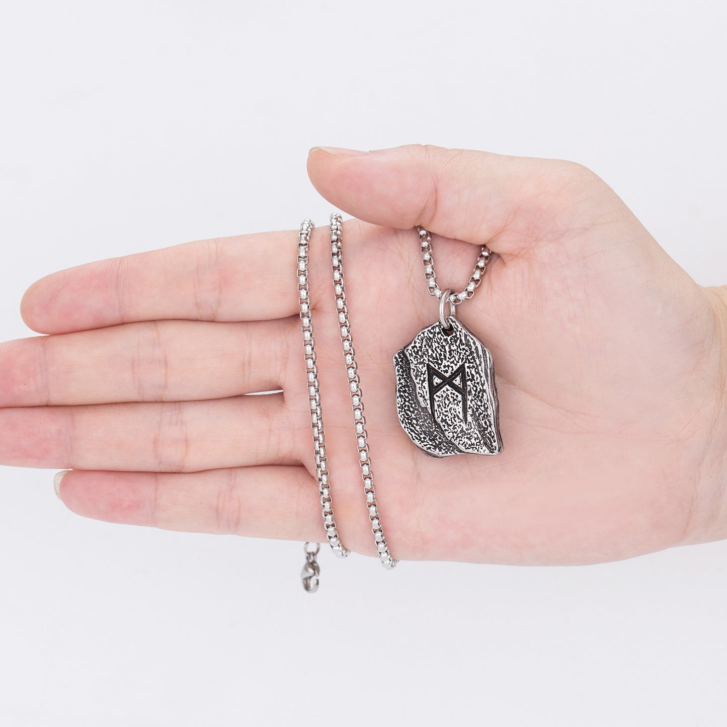 Steel Necklace – Vintage Viking Pendant Medal