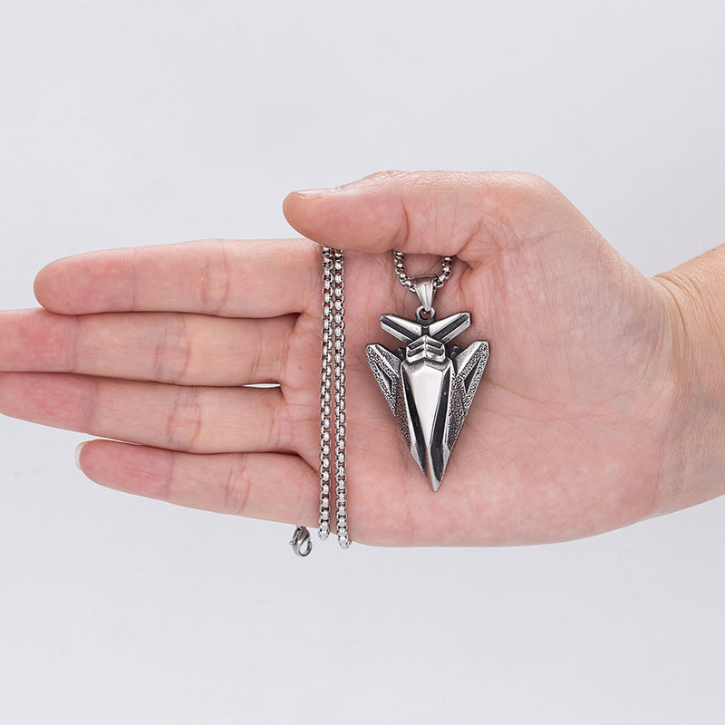 Steel Necklace Vintage Hip Hop