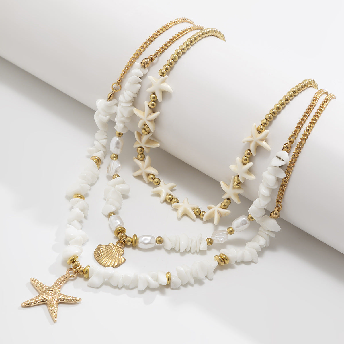 Planderful Vienna Verve Necklace – Fashionable Irregular Shell Design