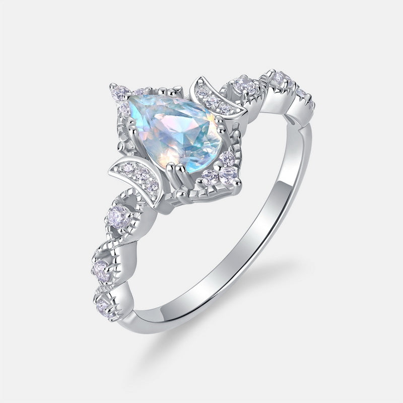 Planderful Everyday Genie Ring – Light Luxury Blue Moonlight Silver