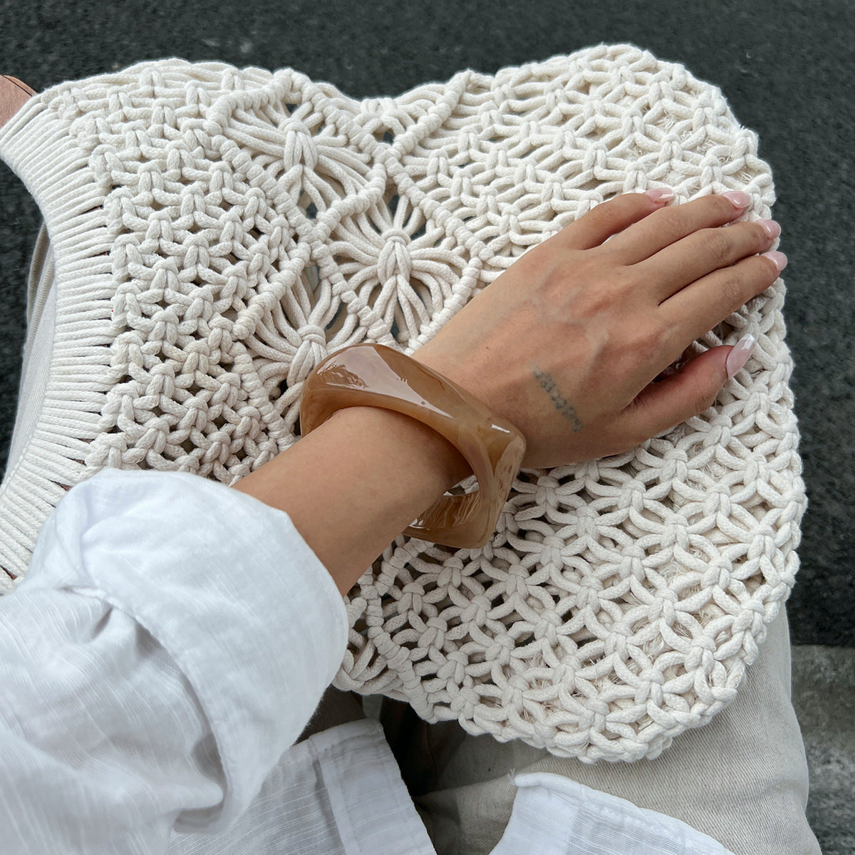 Planderful Vienna Verve Personalized Polygonal Bracelet For Women Statement Piece