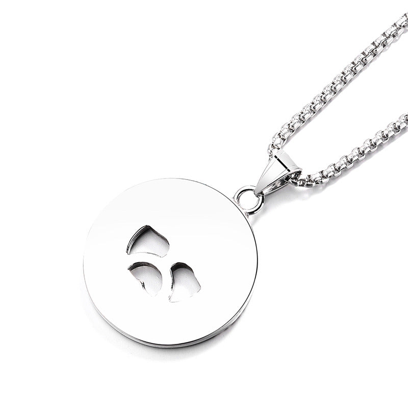Vintage Eagle Stainless Steel Men's Pendant Necklace