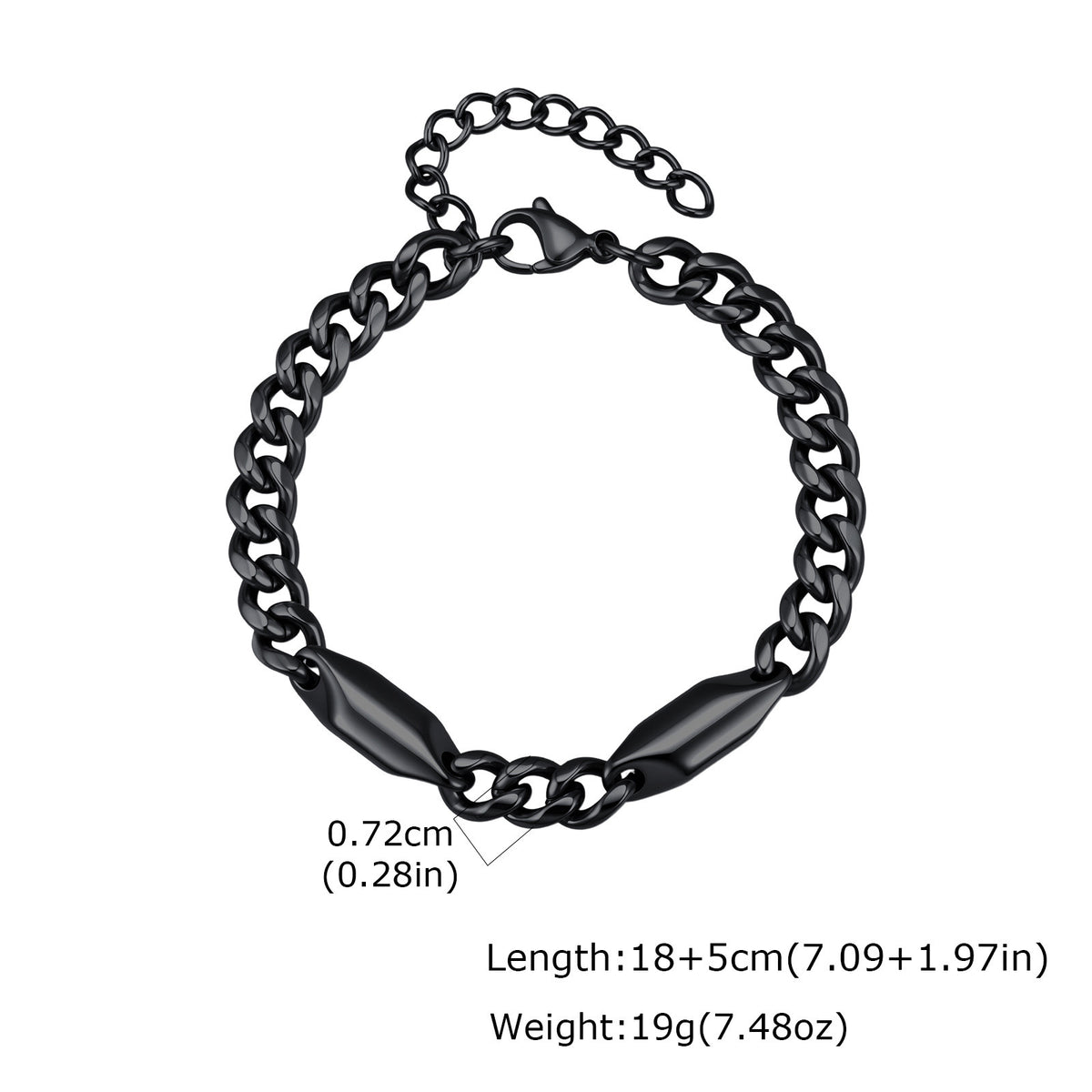 Cuban Chain Stainless Steel Bracelet for Men