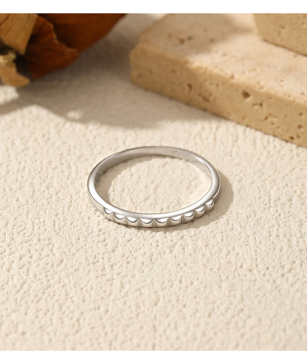 925 Sterling Silver Diamond-Shaped Ring