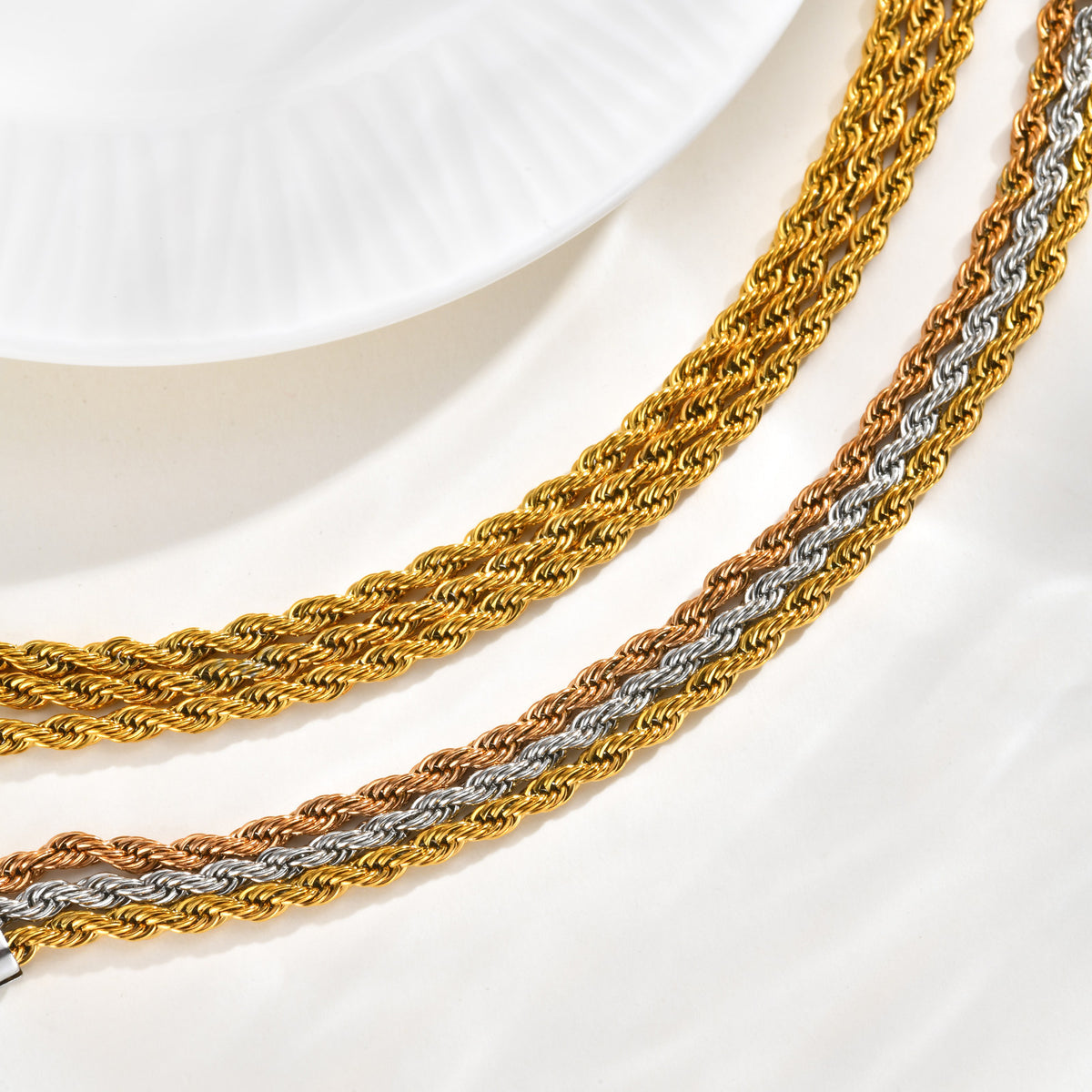 Braided Stainless Steel Bracelet