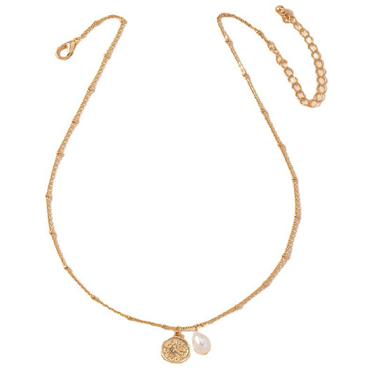 Frosty Wind French Pearl Necklace - Vienna Verve Collection