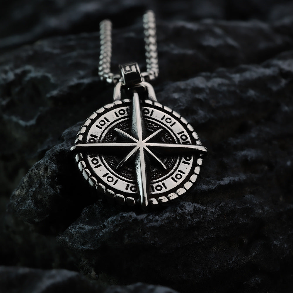 European And American Stainless Steel Men's Pendant Necklace