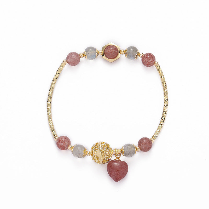 Fortune's Favor Sterling Silver Crystal Bracelet