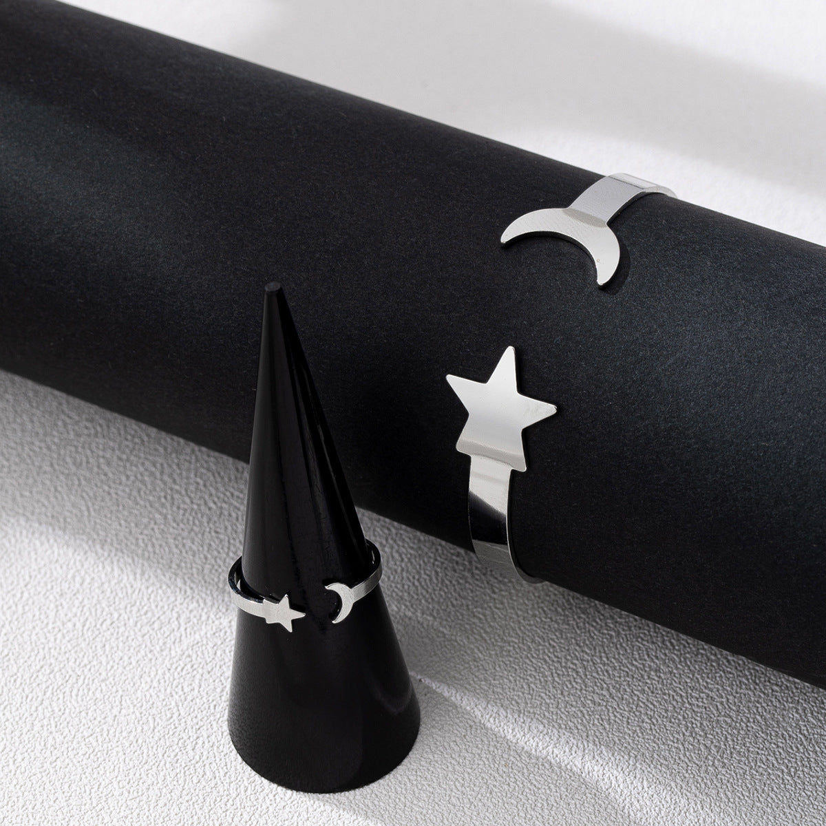 Star and Moon Jewelry Set for Daily Commuting by Planderful