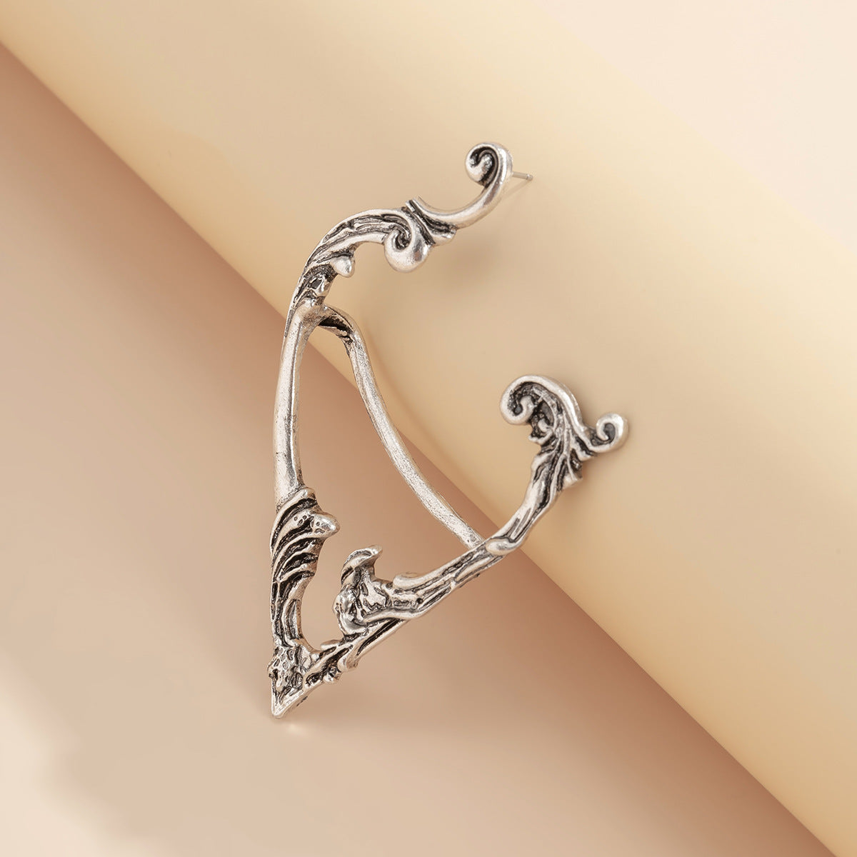 Planderful Halloween Outline Earrings For Women Retro European American Elf Studs Dark Wind Versatile Statement
