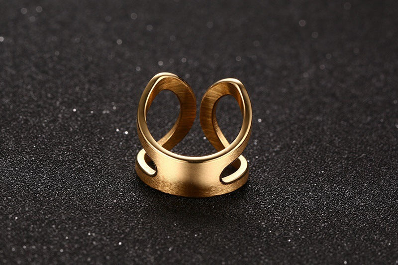 Cross-Border E-Commerce AliExpress Jewelry Gold Butterfly Ring