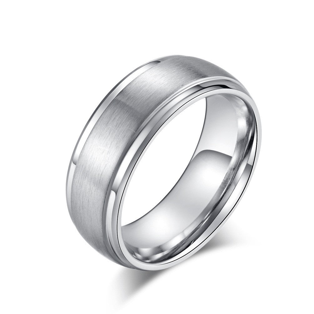 Planderful Matte Titanium Steel Couple Ring Personalized Jewelry For Couples Everyday Genie Collection