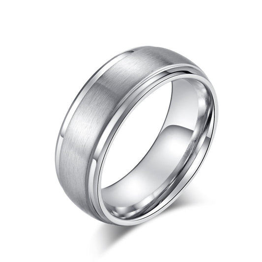 Planderful Matte Titanium Steel Couple Ring Personalized Jewelry For Couples Everyday Genie Collection
