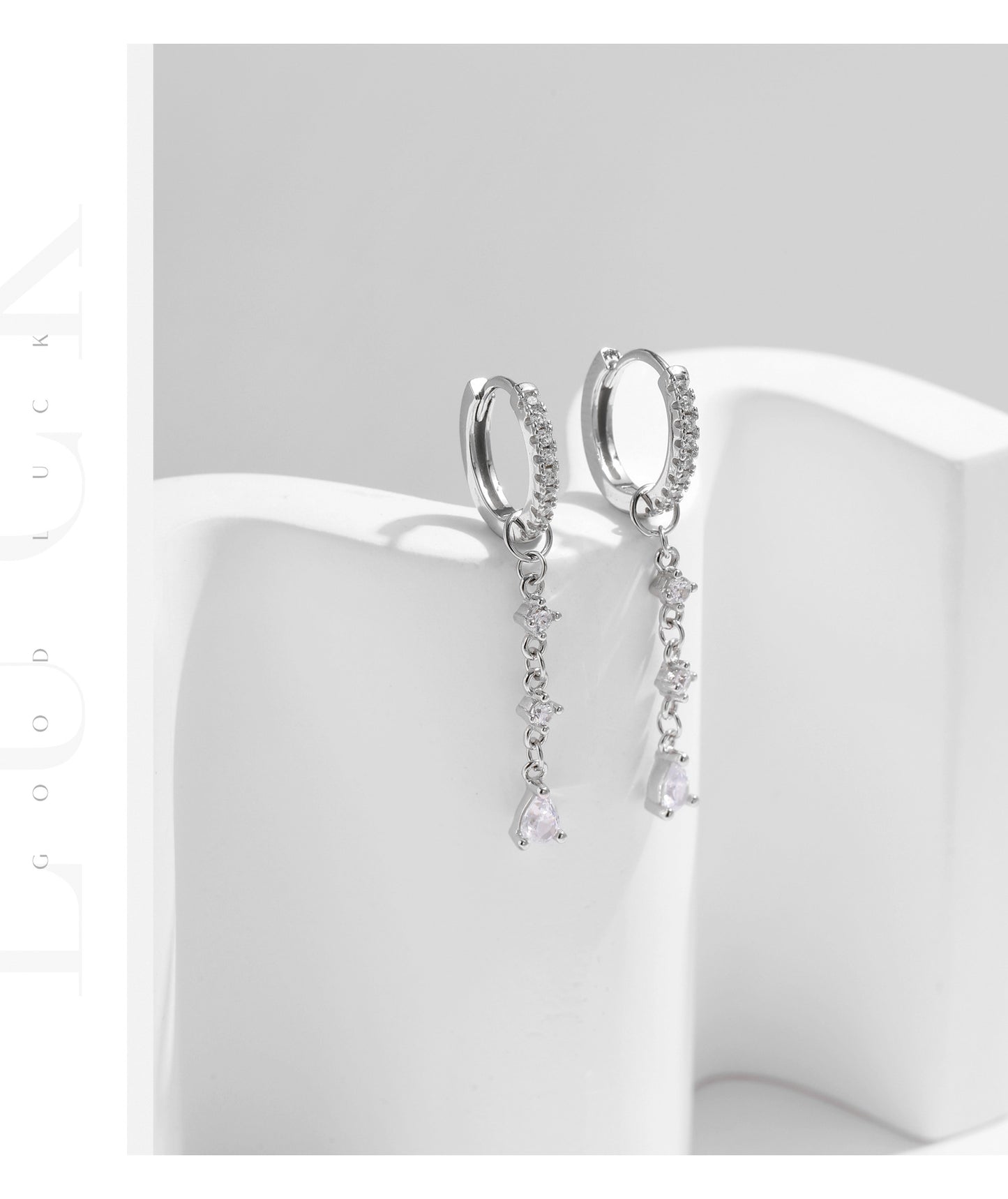 Planderful Everyday Genie Earrings – Unique Long Tassel Design with Zircon Accents