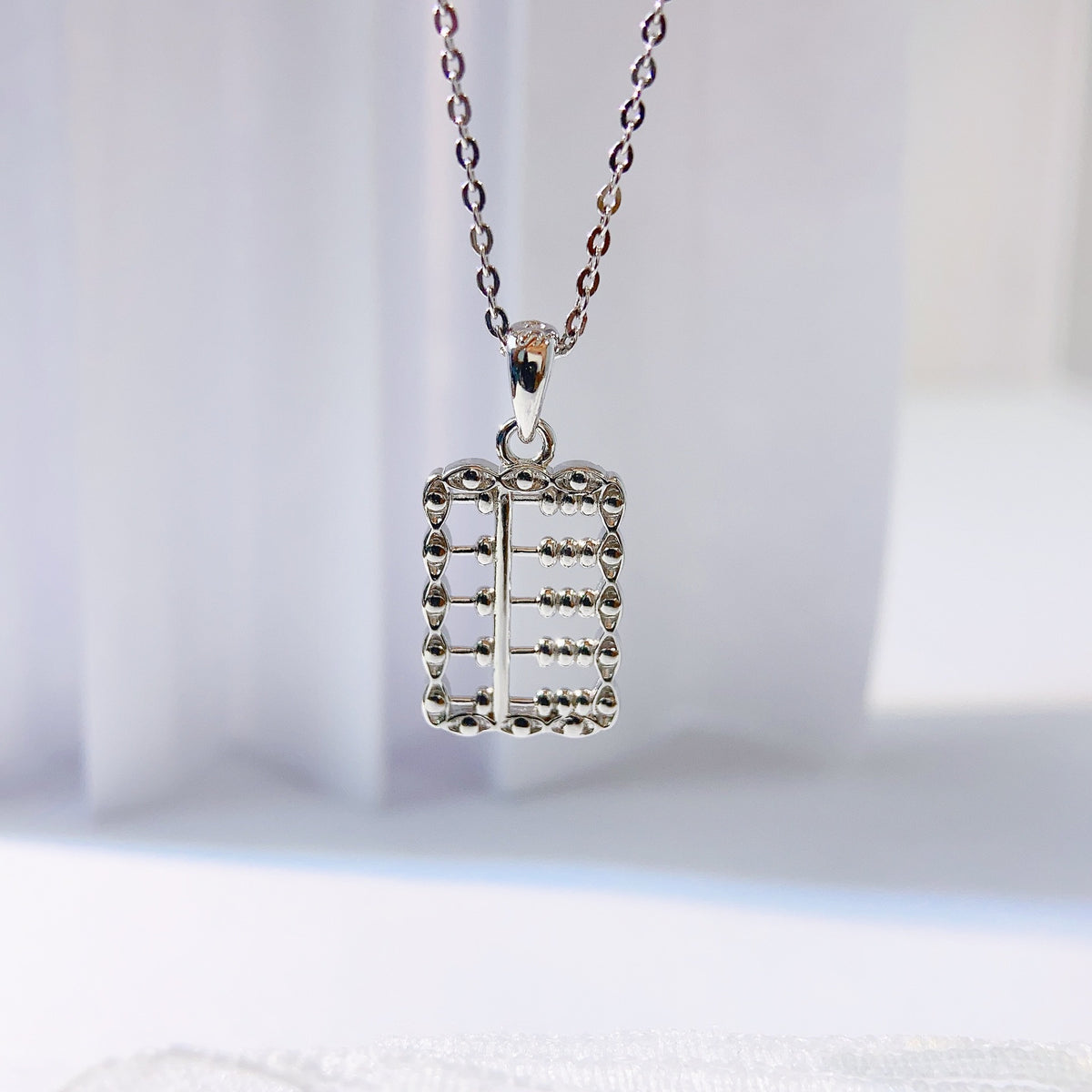 Minimalist Korean 925 Sterling Silver Pendant Necklace