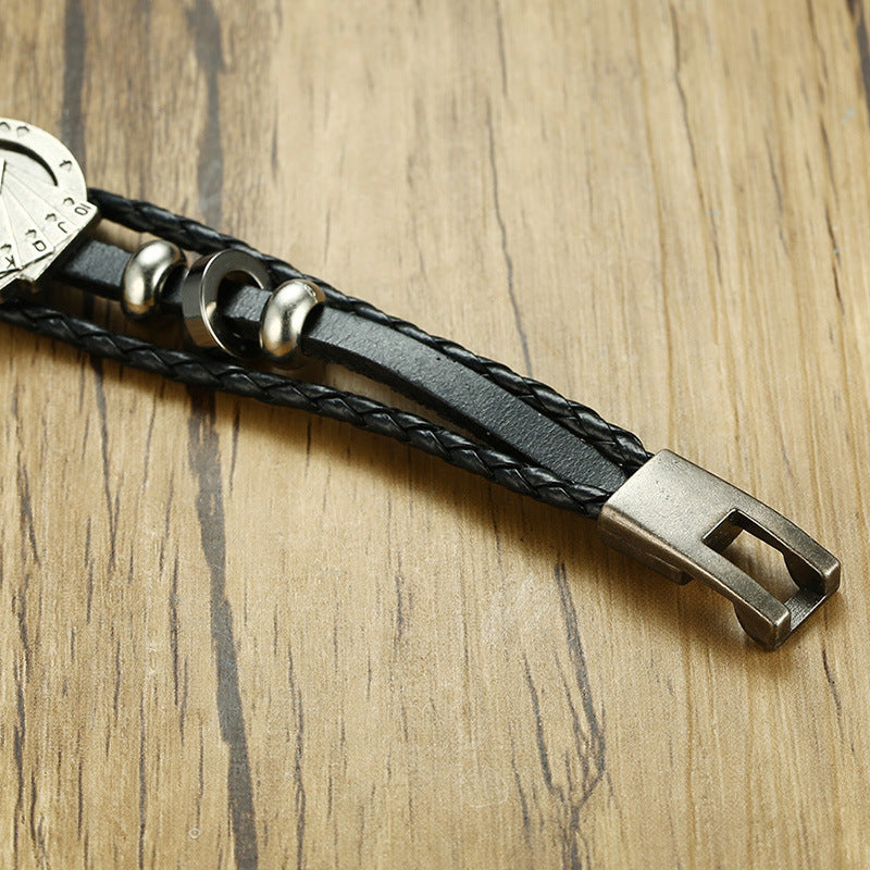 Amazon Jewelry Bracelets Leather Alloy Men's Poker Flush