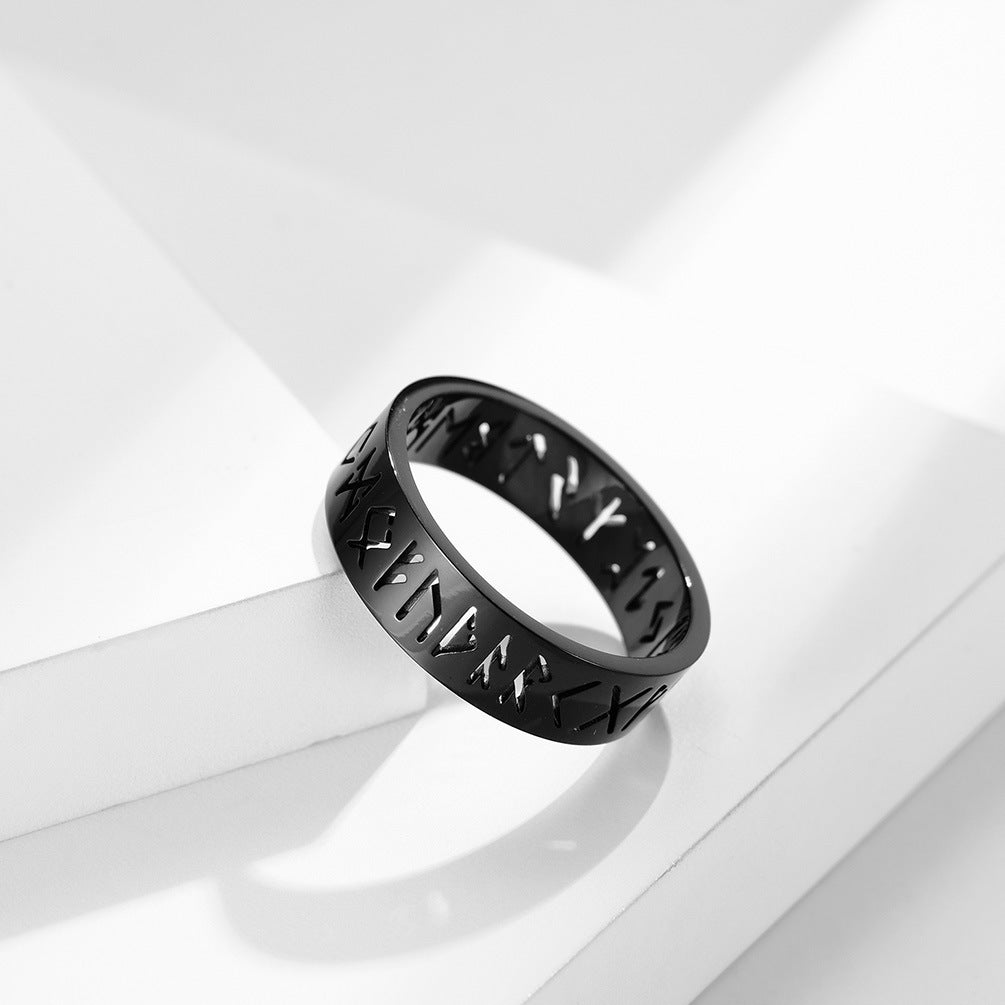 Steel Ring – Elegant Nordic Viking Ring