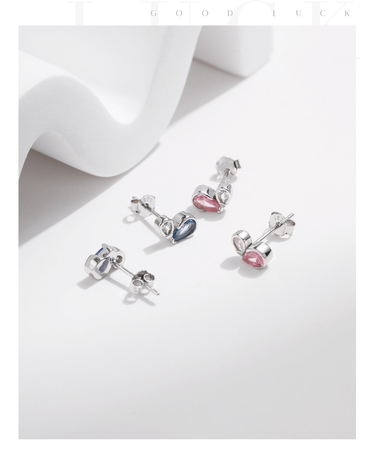 Planderful Gala Fireworks Jewelry Set – Versatile Mini Earrings and Ring with Multi-Color Zircon