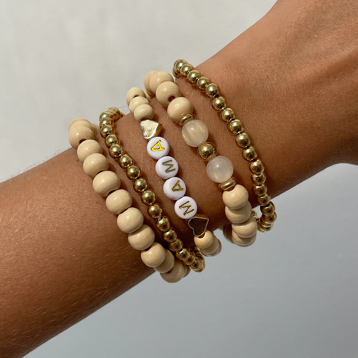 Planderful Vienna Verve Bracelet – Exaggerated Multi-Layered Beaded Design