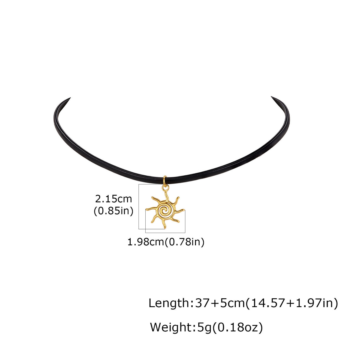Stainless Steel Leather Necklace Collar – Gothic