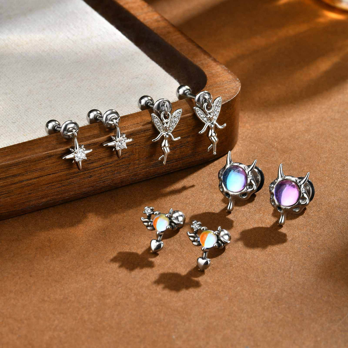 Stainless Steel Single Earring